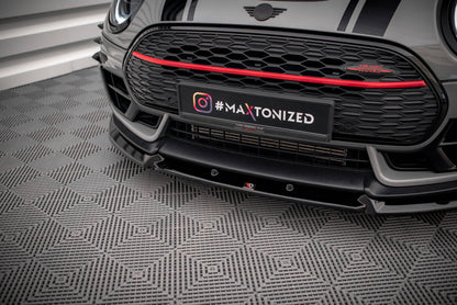Frontlippe V.4 passend für Mini Cooper Clubman John Cooper Works F54 FL schwarz Hochglanz