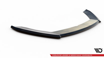 Frontlippe V.4 passend für Seat Leon CUPRA / FR Mk3 FL schwarz Hochglanz
