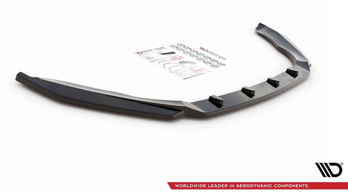 Frontlippe V.4 passend für Skoda Octavia RS Mk3 schwarz Hochglanz