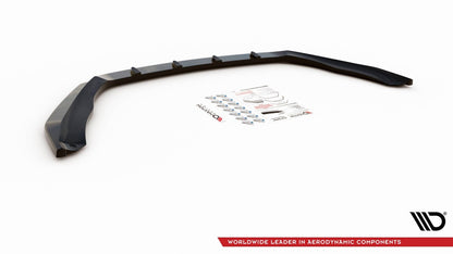 Frontlippe V.4 passend für Skoda Octavia RS Mk3 schwarz Hochglanz