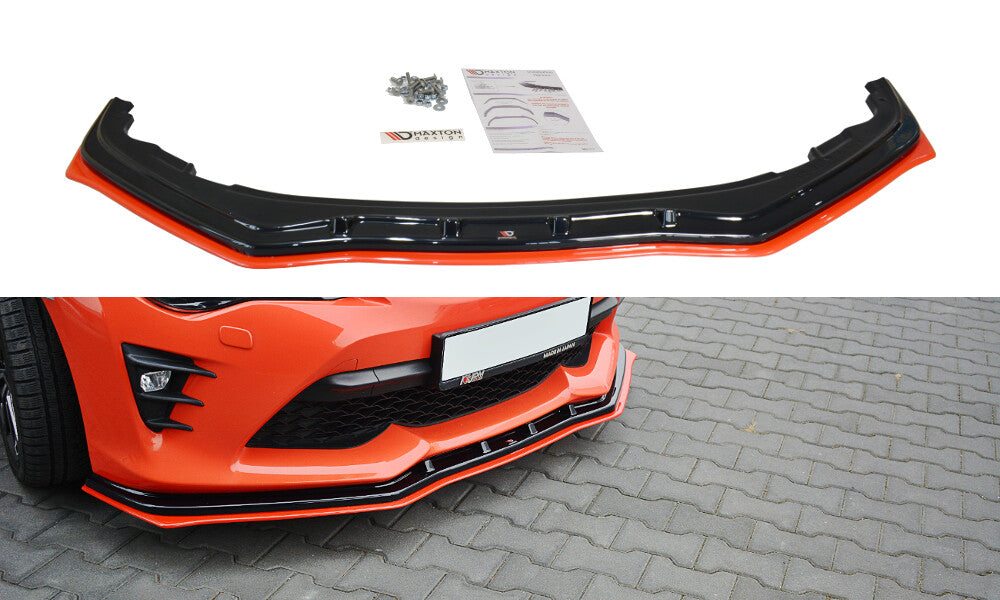 Frontlippe V.4 passend für Toyota GT86 FL schwarz Hochglanz