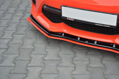 Frontlippe V.4 passend für Toyota GT86 FL schwarz Hochglanz