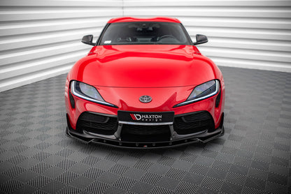Frontlippe V.4 passend für Toyota Supra Mk5 schwarz Hochglanz