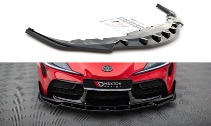 Frontlippe V.4 passend für Toyota Supra Mk5 schwarz Hochglanz