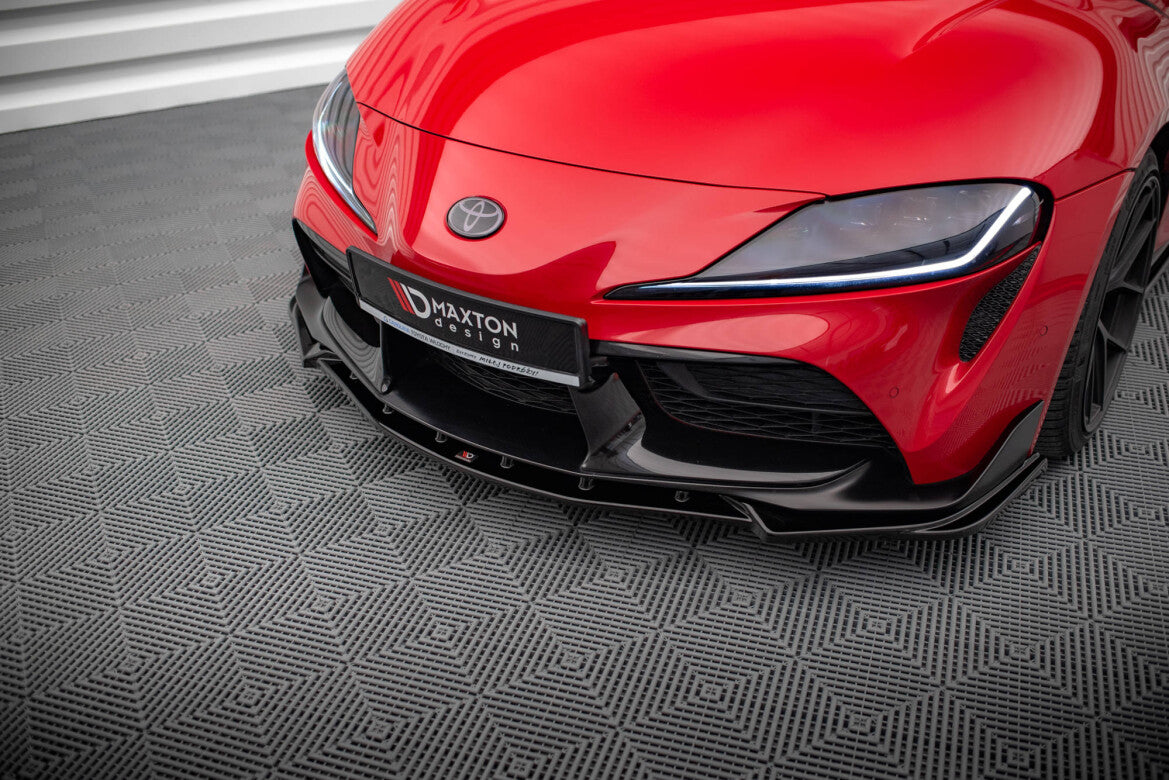 Frontlippe V.4 passend für Toyota Supra Mk5 schwarz Hochglanz