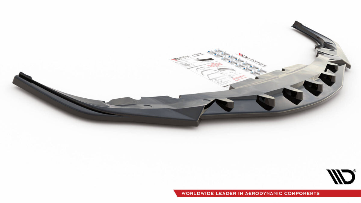 Frontlippe V.4 passend für Toyota Supra Mk5 schwarz Hochglanz