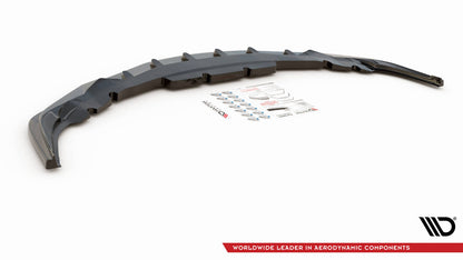 Frontlippe V.4 passend für Toyota Supra Mk5 schwarz Hochglanz