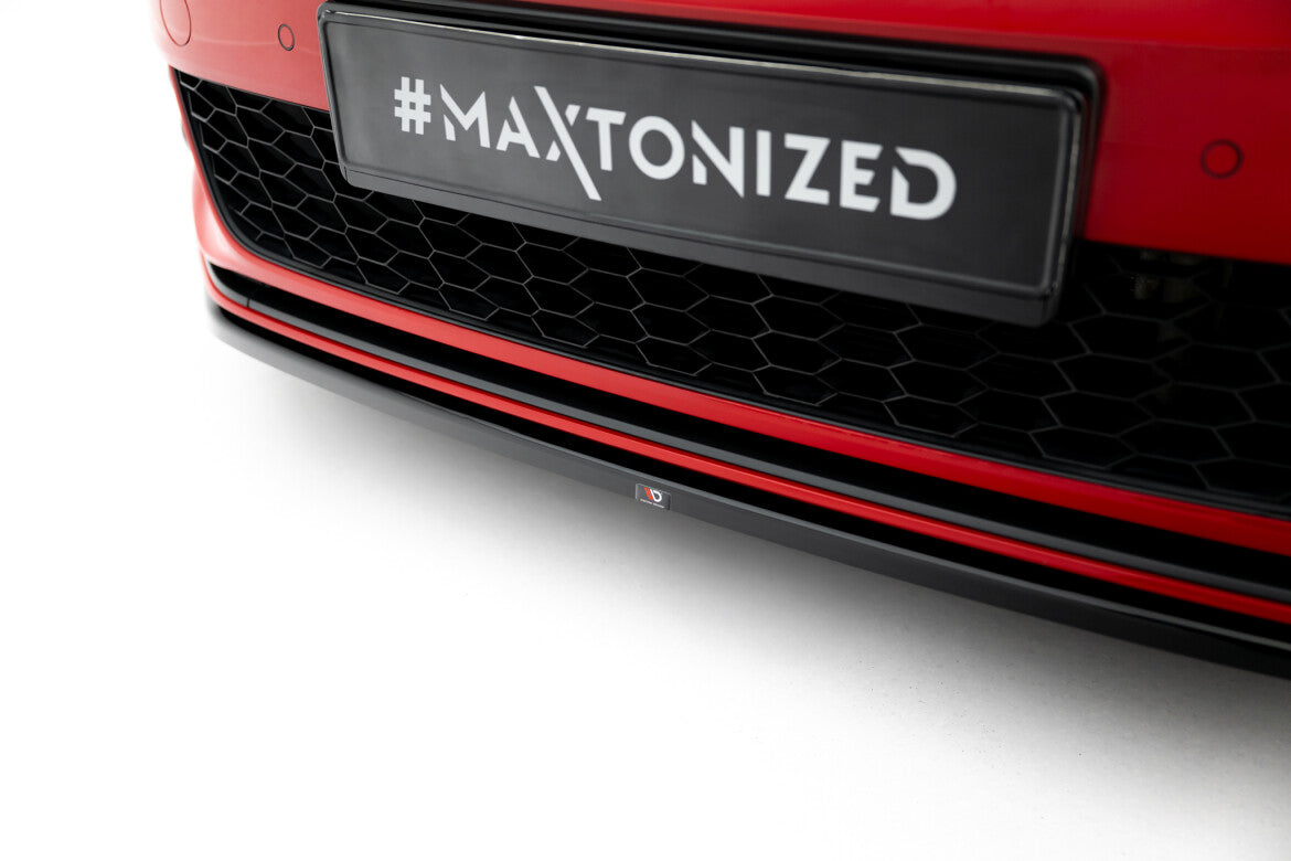 Frontlippe V.4 passend für VW Golf GTI Mk7 FL schwarz Hochglanz