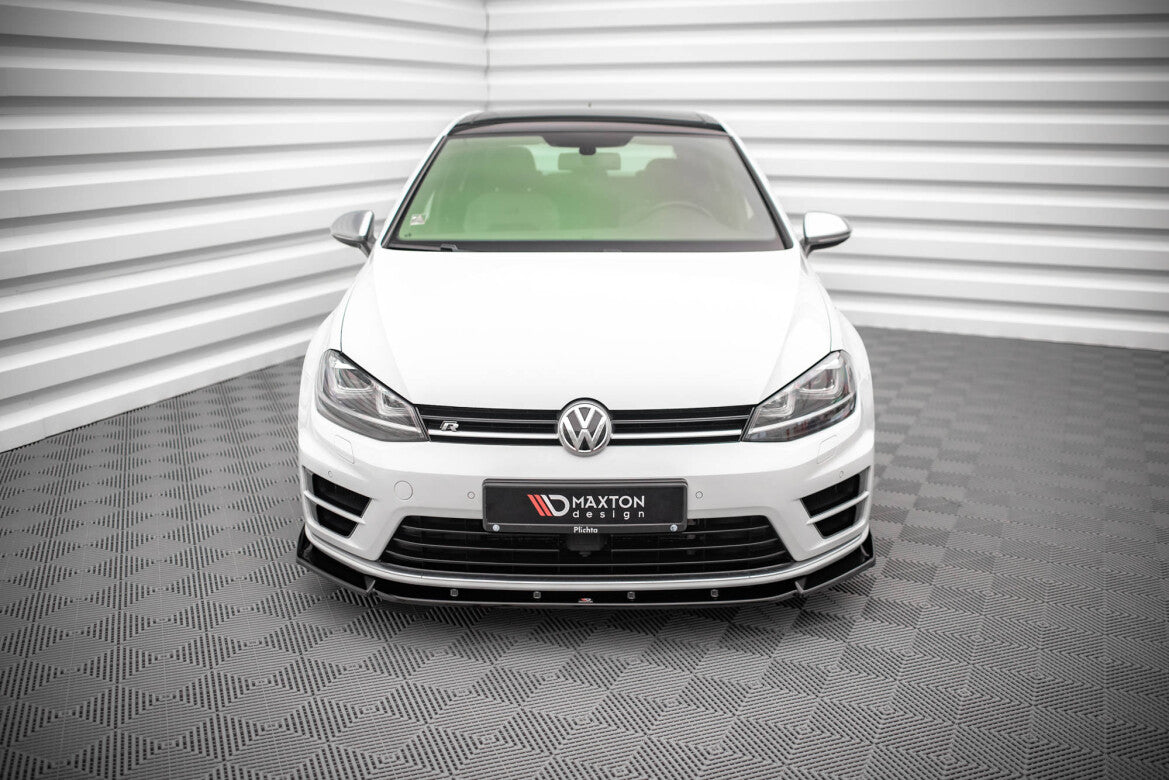 Frontlippe V.4 passend für VW Golf R / R-Line Mk7 schwarz Hochglanz