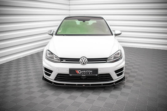 Frontlippe V.4 passend für VW Golf R / R-Line Mk7 schwarz Hochglanz