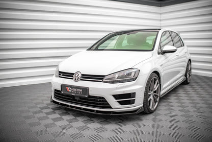 Frontlippe V.4 passend für VW Golf R / R-Line Mk7 schwarz Hochglanz