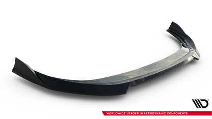 Frontlippe V.4 passend für VW Golf R Variant Mk8 FL schwarz Hochglanz