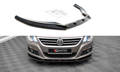 Frontlippe V.4 passend für VW Passat CC schwarz Hochglanz