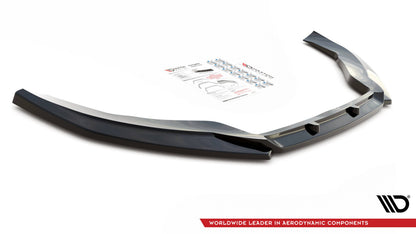 Frontlippe V.4 passend für VW Passat CC schwarz Hochglanz