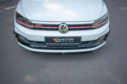 Frontlippe V.4 passend für VW Polo GTI Mk6 schwarz matt