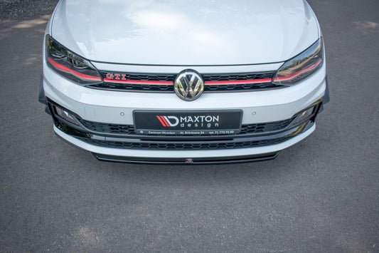 Frontlippe V.4 passend für VW Polo GTI Mk6 schwarz matt
