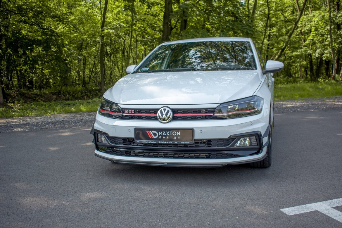Frontlippe V.4 passend für VW Polo GTI Mk6 schwarz matt