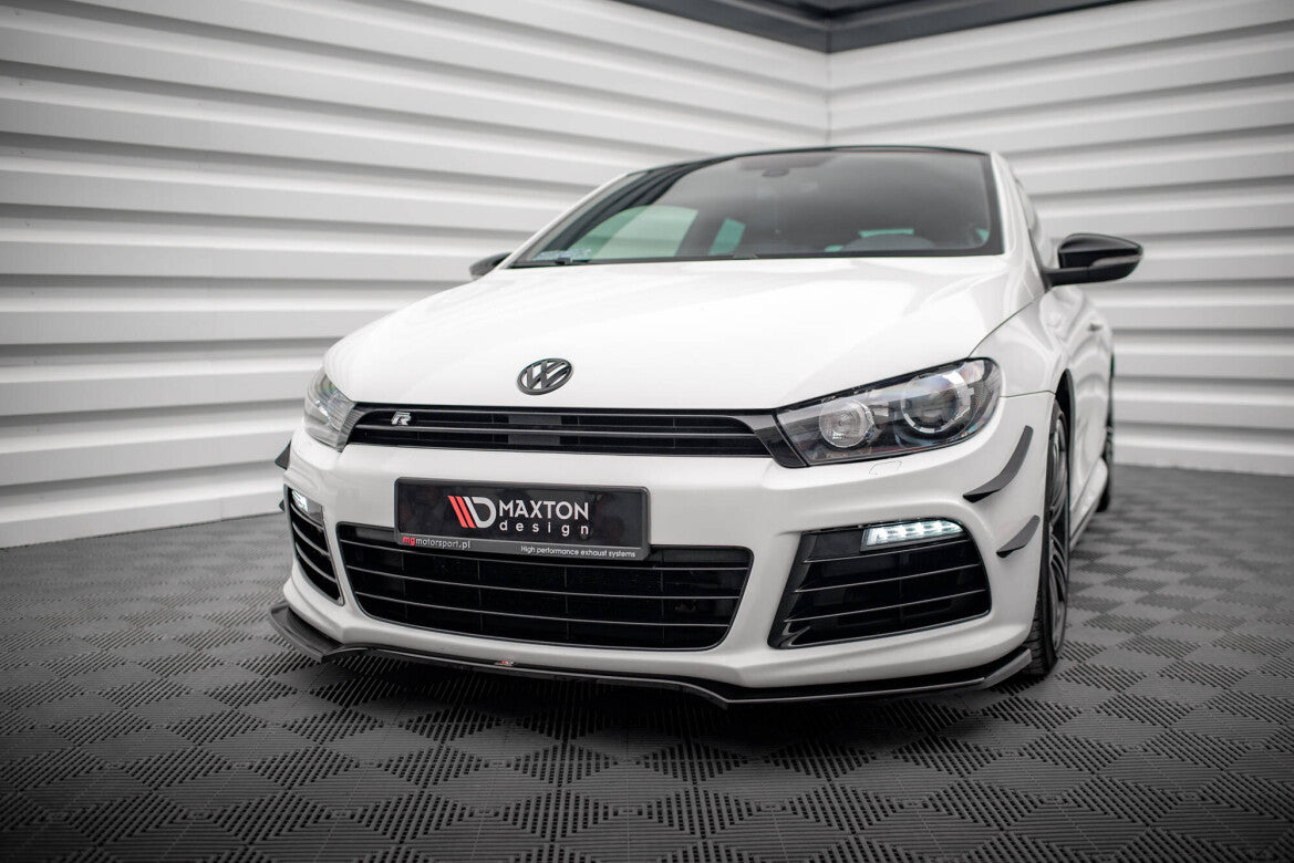 Frontlippe V.4 passend für VW Scirocco R Mk3 schwarz Hochglanz