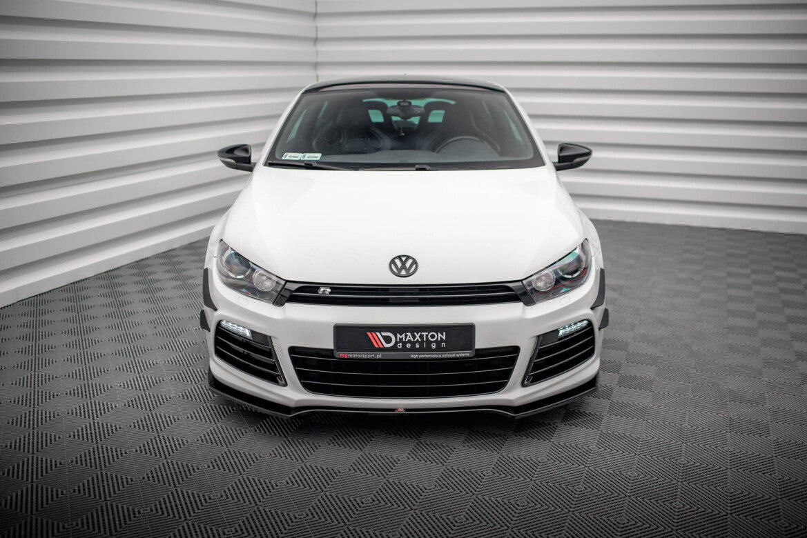 Frontlippe V.4 passend für VW Scirocco R Mk3 schwarz Hochglanz