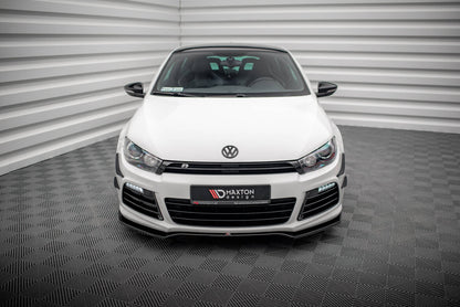Frontlippe V.4 passend für VW Scirocco R Mk3 schwarz Hochglanz