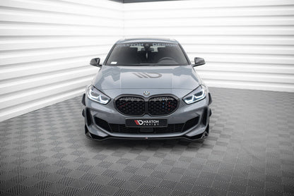 Frontlippe V.5 passend für BMW 1er M-Paket / M135i / 128ti F40 schwarz Hochglanz