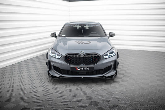 Frontlippe V.5 passend für BMW 1er M-Paket / M135i / 128ti F40 schwarz Hochglanz