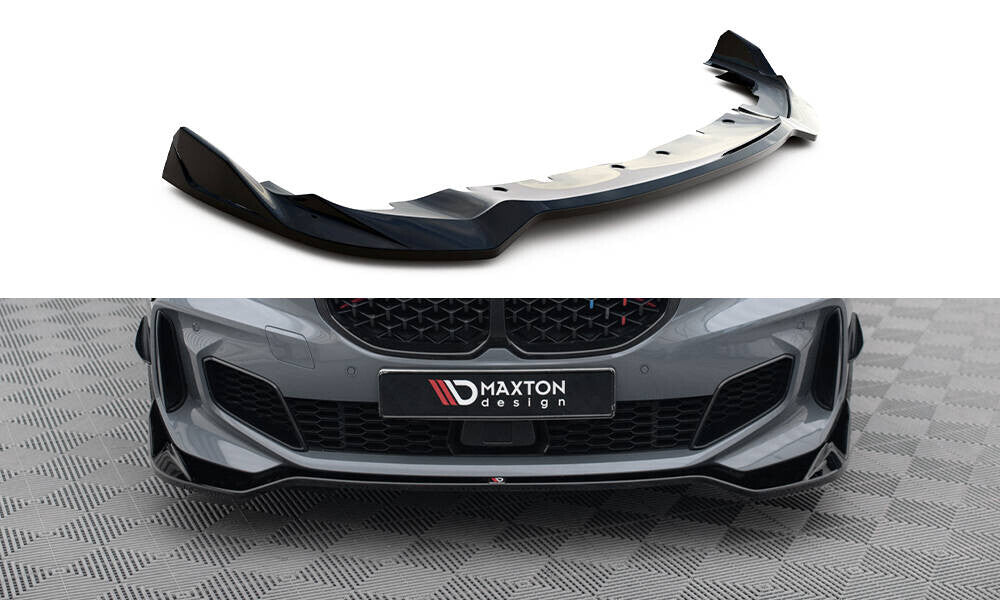 Frontlippe V.5 passend für BMW 1er M-Paket / M135i / 128ti F40 schwarz Hochglanz