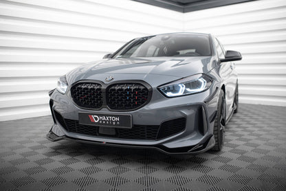 Frontlippe V.5 passend für BMW 1er M-Paket / M135i / 128ti F40 schwarz Hochglanz