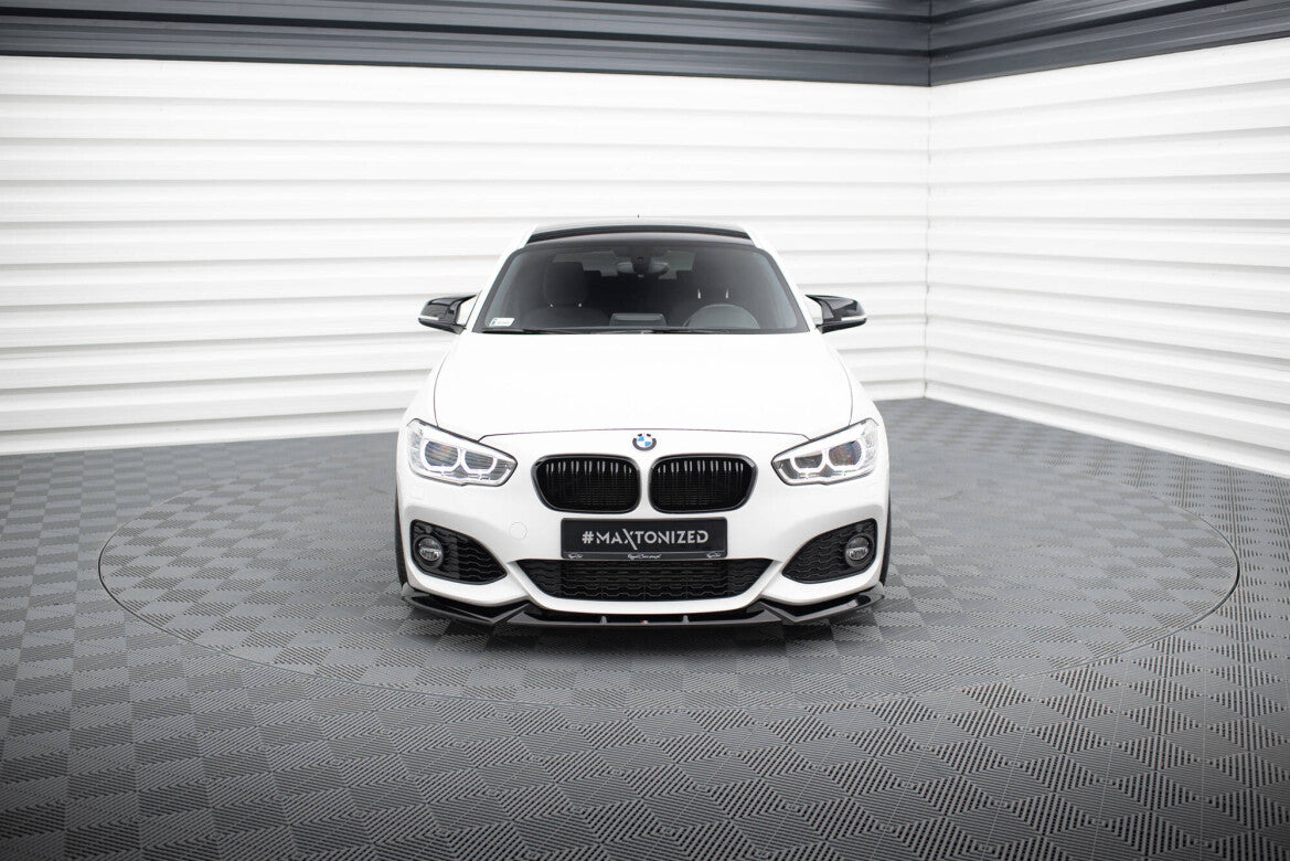 Frontlippe V.5 passend für BMW 1er M-Paket / M140i F20 FL schwarz Hochglanz