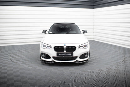 Frontlippe V.5 passend für BMW 1er M-Paket / M140i F20 FL schwarz Hochglanz