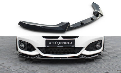 Frontlippe V.5 passend für BMW 1er M-Paket / M140i F20 FL schwarz Hochglanz