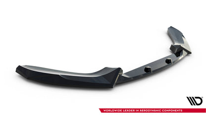 Frontlippe V.5 passend für BMW 1er M-Paket / M140i F20 FL schwarz Hochglanz