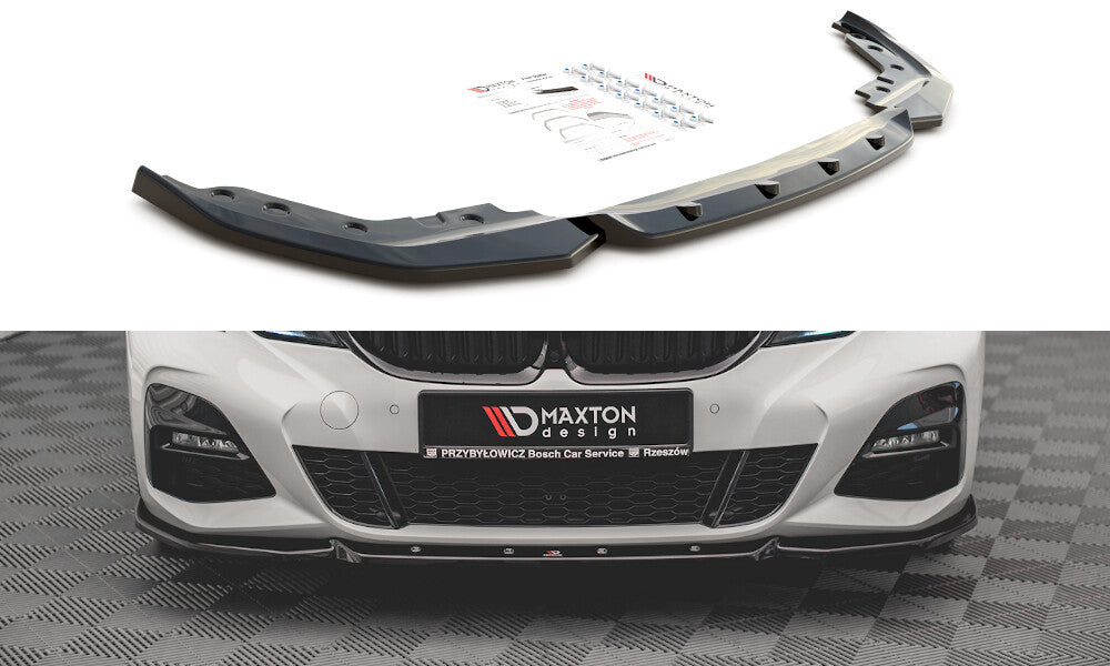 Frontlippe V.5 passend für BMW 3er G20 / G21 M-Paket schwarz Hochglanz