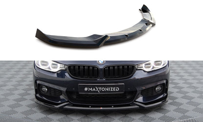 Frontlippe V.5 passend für BMW 4er Coupe / Gran Coupe / Cabrio M-Paket F32 / F36 / F33 schwarz Hochglanz