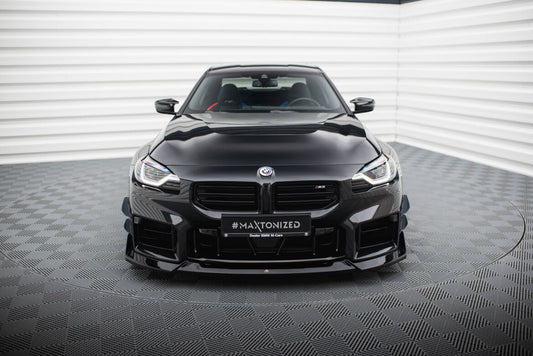 Frontlippe V.5 passend für BMW M2 G87 schwarz Hochglanz