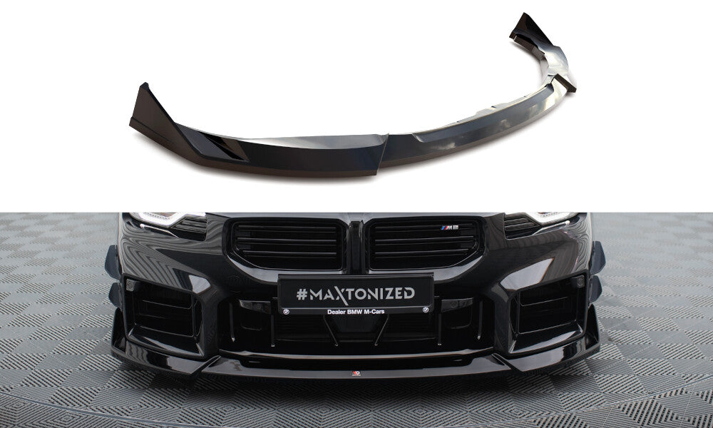 Frontlippe V.5 passend für BMW M2 G87 schwarz Hochglanz