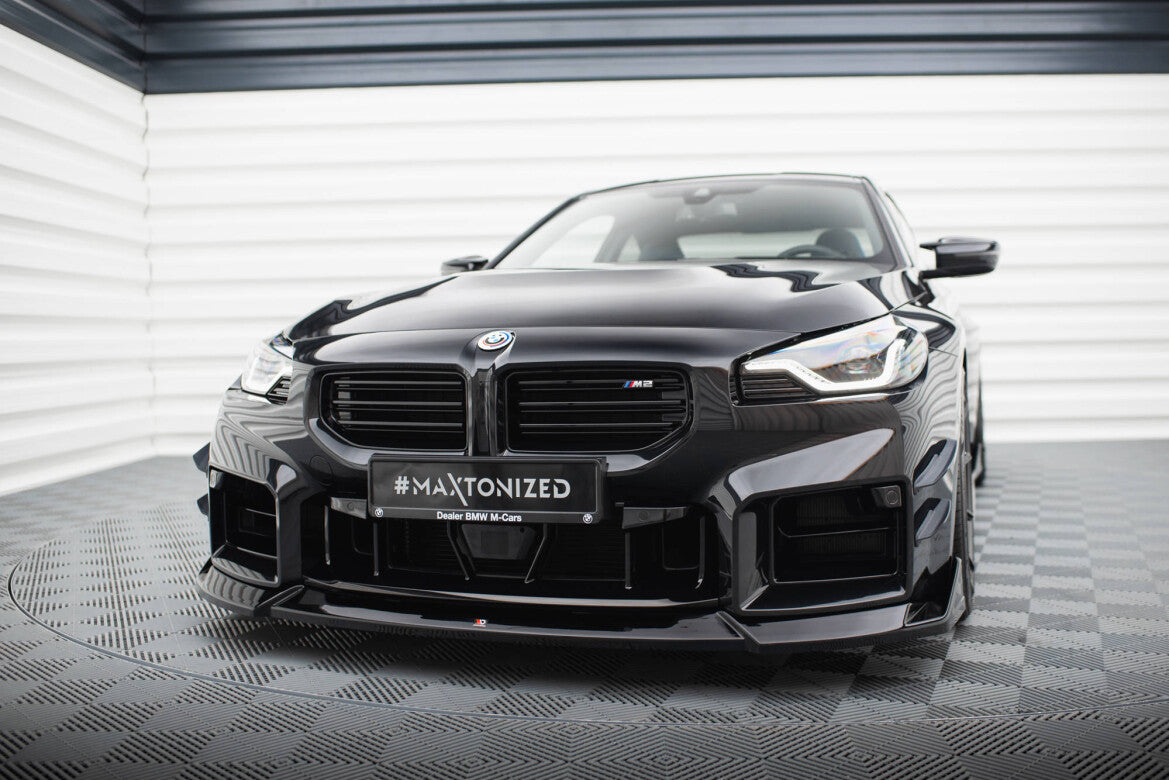 Frontlippe V.5 passend für BMW M2 G87 schwarz Hochglanz