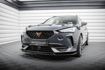 Frontlippe V.5 passend für CUPRA Formentor Mk1 schwarz Hochglanz