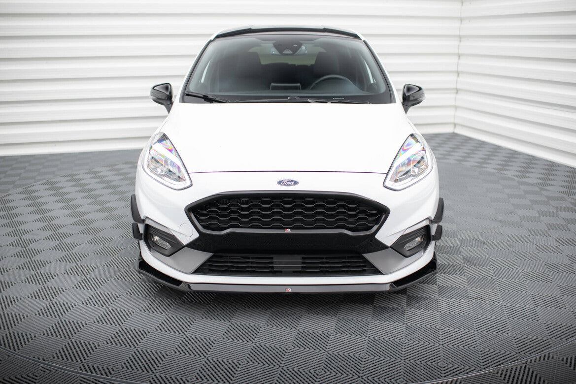 Frontlippe V.5 passend für Ford Fiesta Mk8 ST / ST-Line schwarz Hochglanz