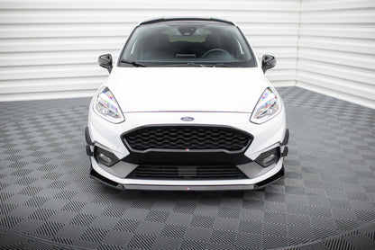 Frontlippe V.5 passend für Ford Fiesta Mk8 ST / ST-Line schwarz Hochglanz