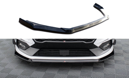 Frontlippe V.5 passend für Ford Fiesta Mk8 ST / ST-Line schwarz Hochglanz