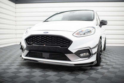 Frontlippe V.5 passend für Ford Fiesta Mk8 ST / ST-Line schwarz Hochglanz