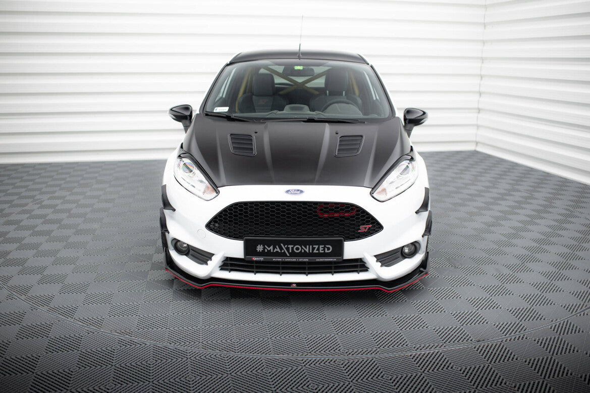 Frontlippe V.5 passend für Ford Fiesta ST Mk7 FL schwarz Hochglanz