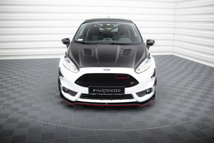 Frontlippe V.5 passend für Ford Fiesta ST Mk7 FL schwarz Hochglanz