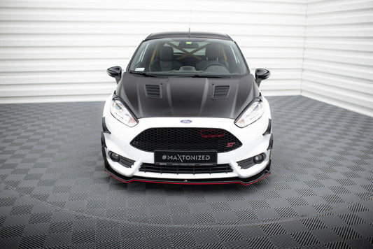 Frontlippe V.5 passend für Ford Fiesta ST Mk7 FL schwarz Hochglanz