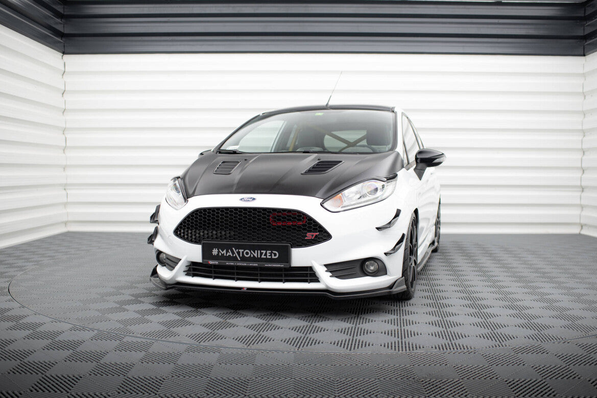 Frontlippe V.5 passend für Ford Fiesta ST Mk7 FL schwarz Hochglanz