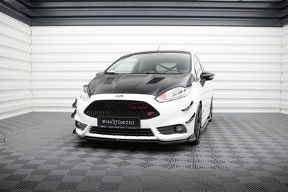 Frontlippe V.5 passend für Ford Fiesta ST Mk7 FL schwarz Hochglanz