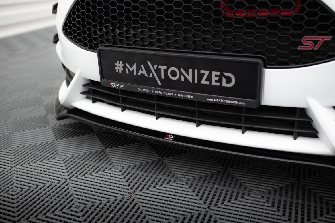 Frontlippe V.5 passend für Ford Fiesta ST Mk7 FL schwarz Hochglanz