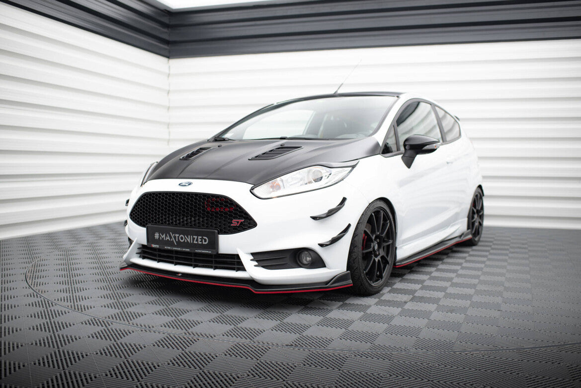 Frontlippe V.5 passend für Ford Fiesta ST Mk7 FL schwarz Hochglanz