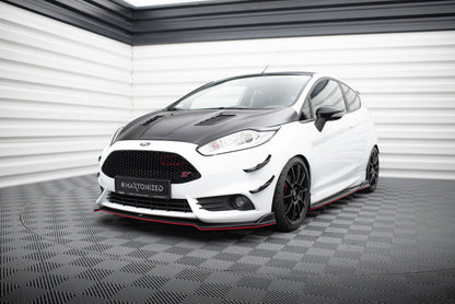 Frontlippe V.5 passend für Ford Fiesta ST Mk7 FL schwarz Hochglanz